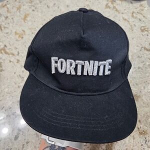 Fortnite Black Snapback Hat One Size Gaming Baseball Cap